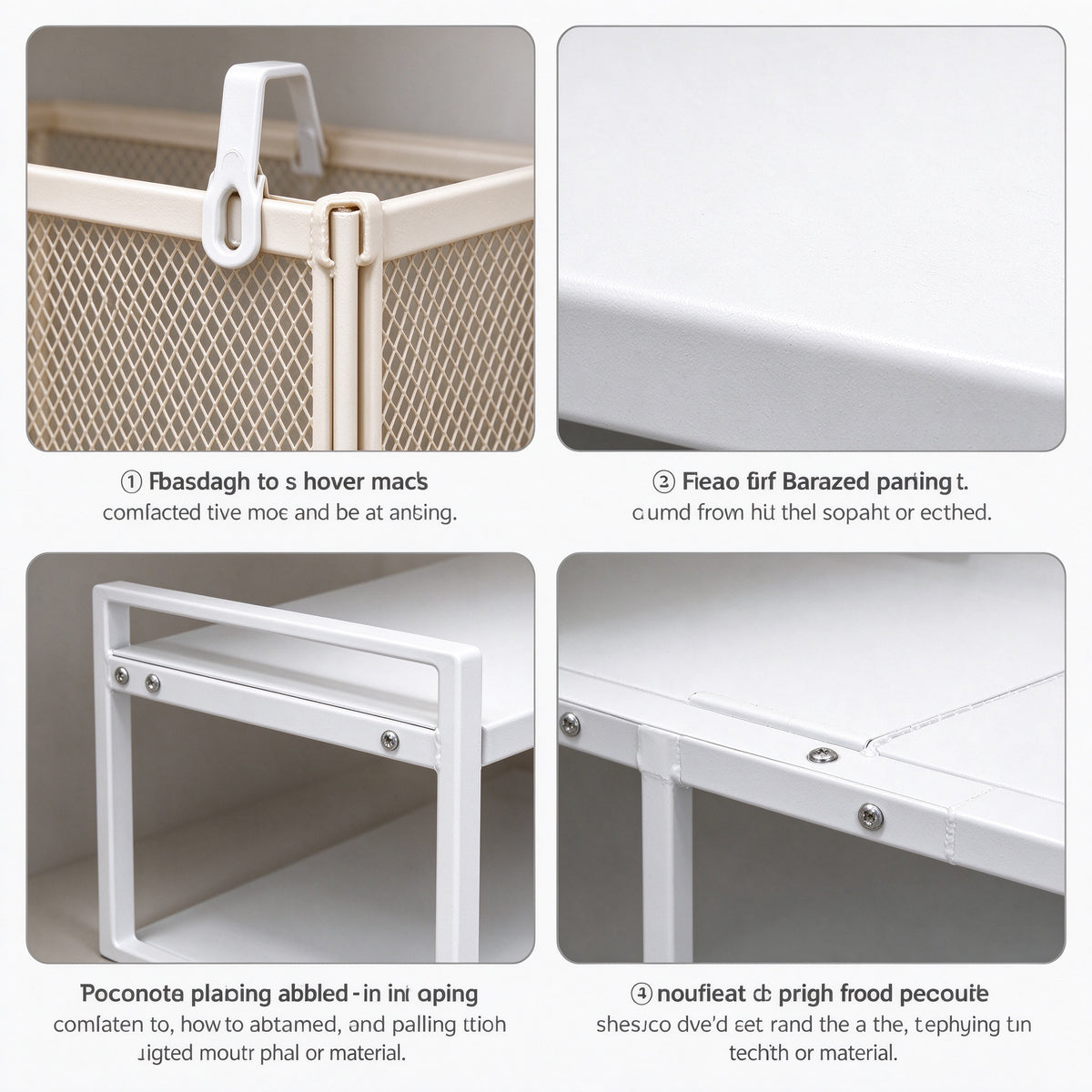 3-Piece Closet Storage Set - Shoe Rack, Shelf Tray, Basket