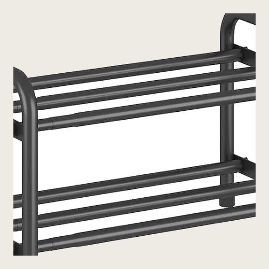 Coated metal frame and hand-tightened bracket joints
