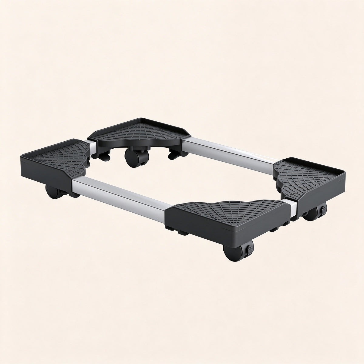 Adjustable PC Tower Caddy, 8.7-13.4 in, Plastic & Metal, Home Office