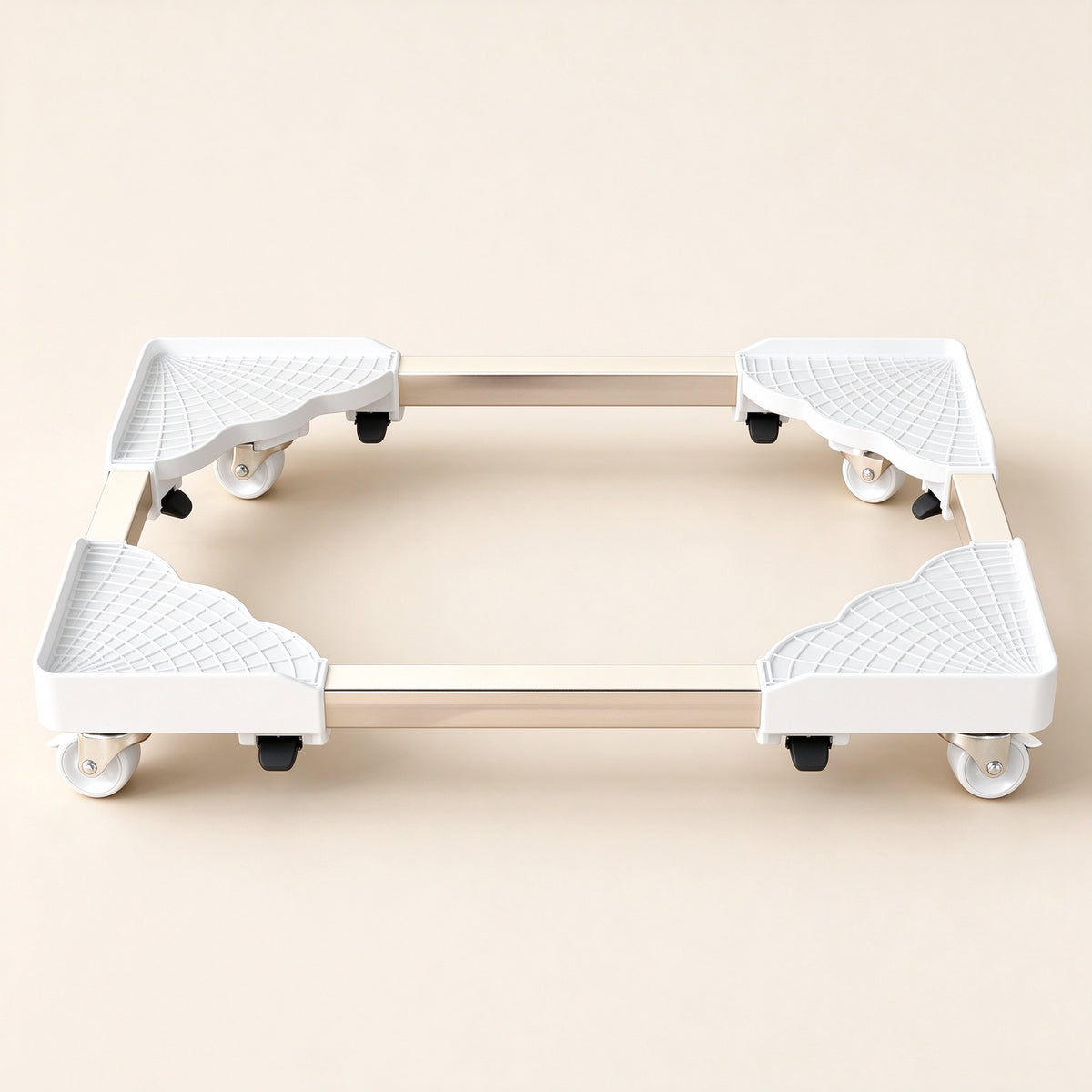 Adjustable Rolling Base for Bins and Crates, 16.5-20.9 in, 4 Casters