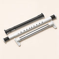 Adjustable Stainless Tension Rod, 27.6 to 82.7 in, White or Black