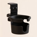 Clamp-On Cup Holder for Desk and Shelf, Fits Tops to 2.5 in