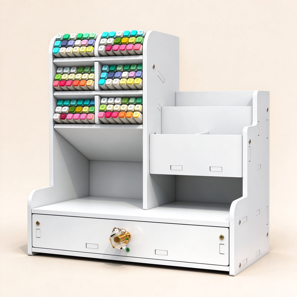 Desk Marker Organizer, 8.3 or 11.8 in Wide, Pull-Out Drawer