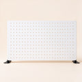 Adjustable Pegboard Desk Organizer, 15.7/23.6/31.5 in, Carbon Steel