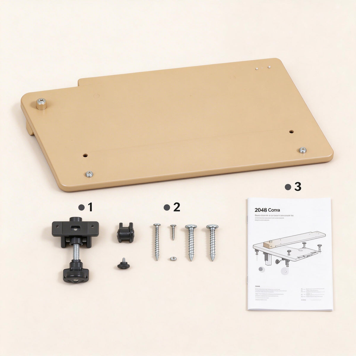 Drawer Extension Board, 21.7 to 29.5 in, Walnut White or Black