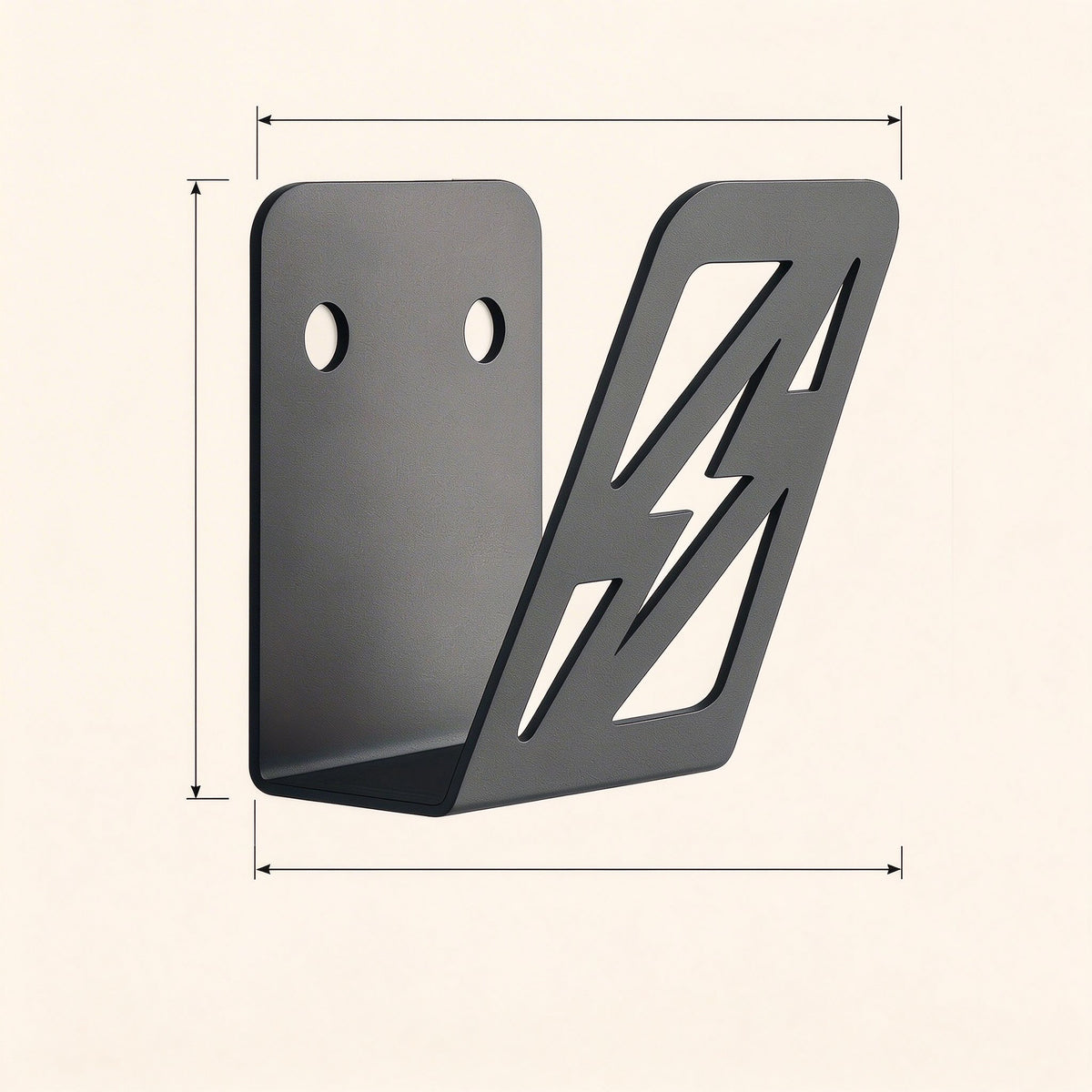 EV Charger Cable Bracket, Wall Mount for Cable and Plug, 3.9 in