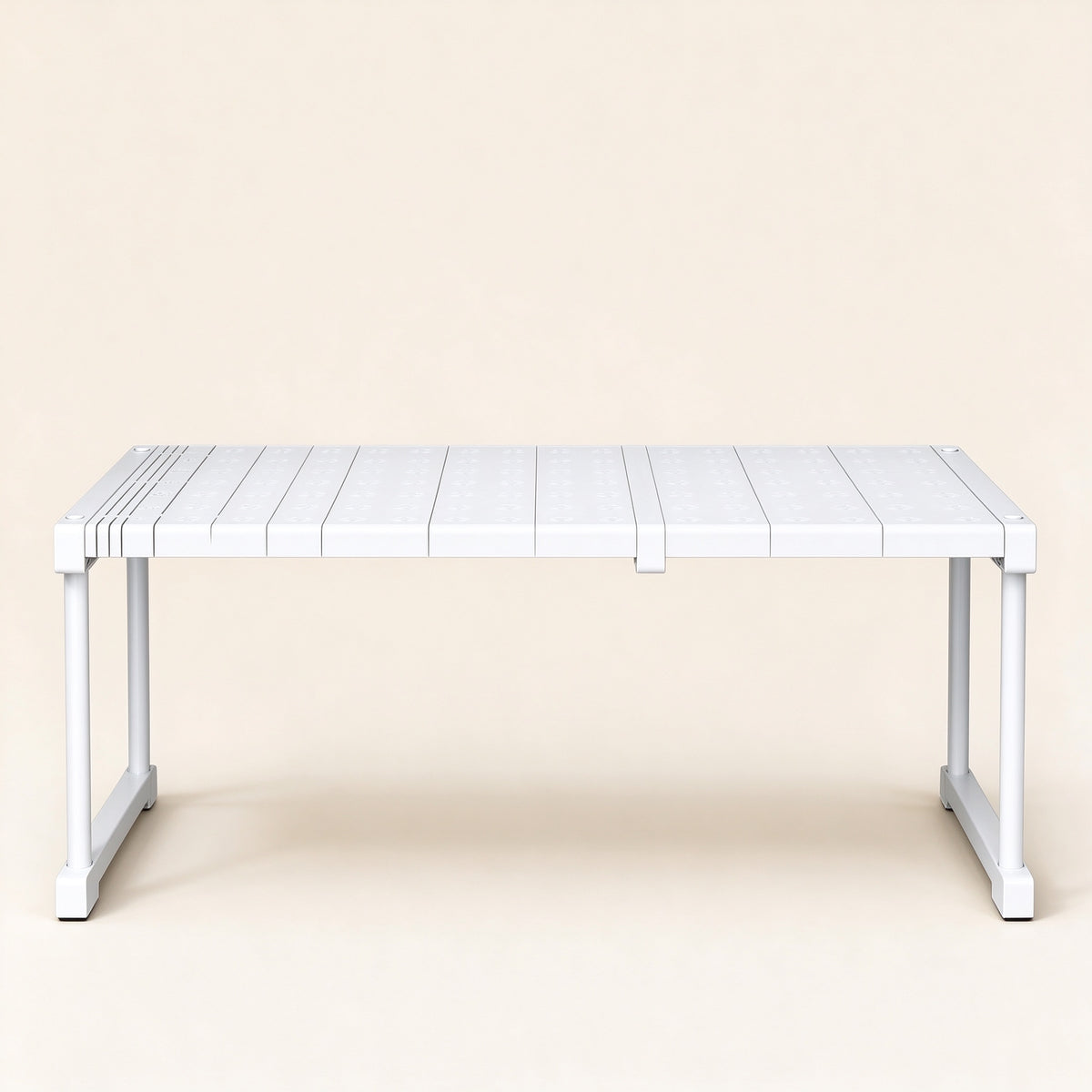 Expandable Shelf Riser, Fits 10.6-42.5 in, Holds 110 lb