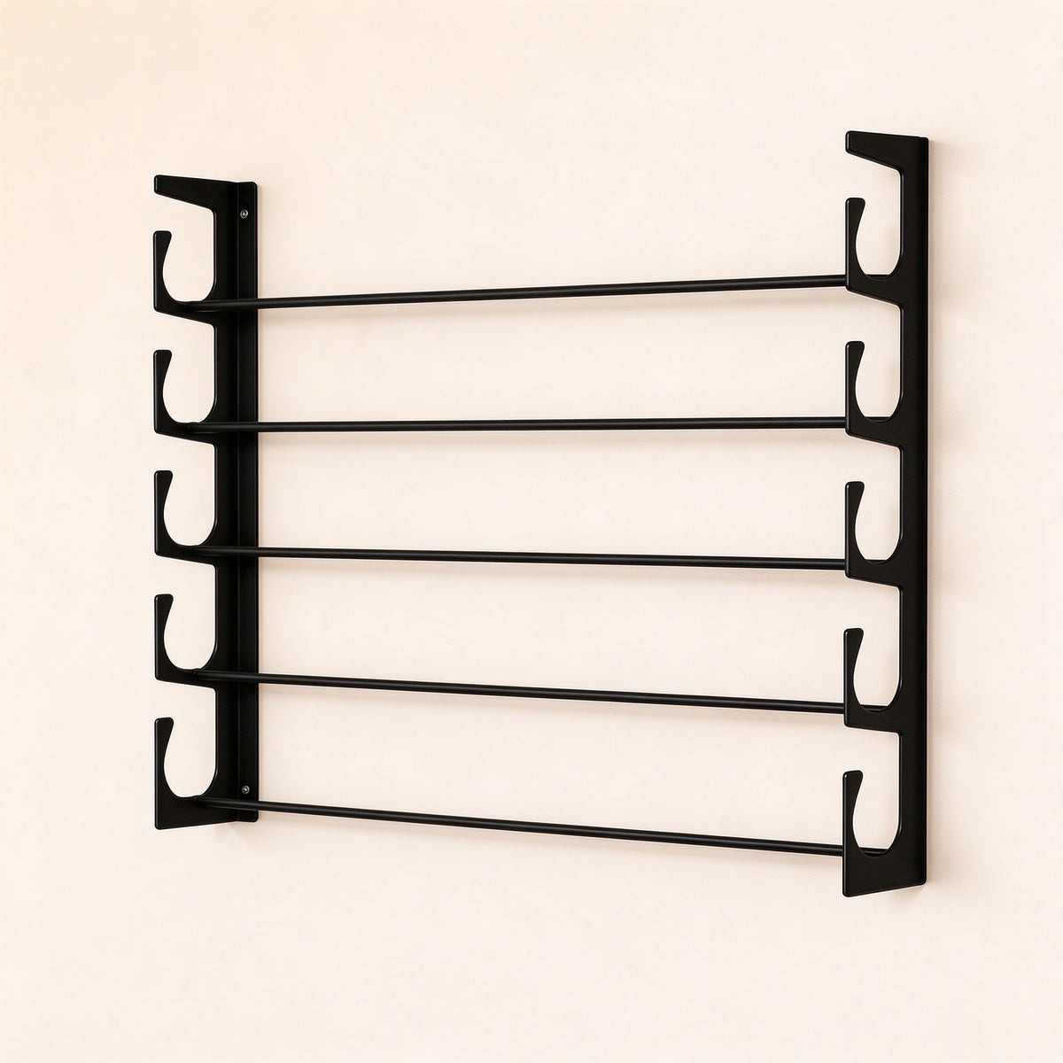 Fishing Rod Rack for Wall or Ceiling, 15.75 in, Pair of Brackets
