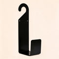 Wall-Mount Garden Hose Holder, 12 in Steel Hook, Spigot or Wall