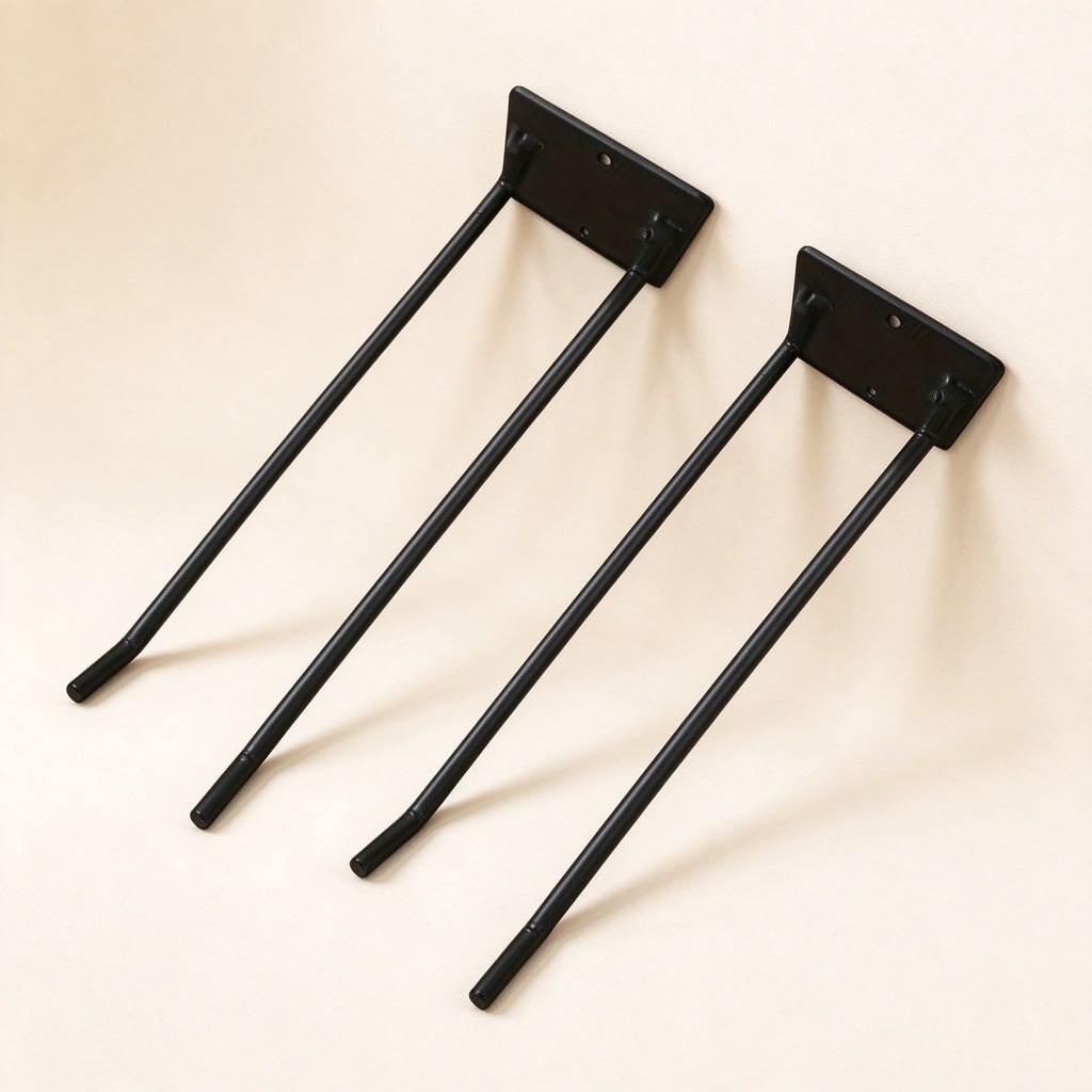 Garden Tool Wall Hanger, 10 in Reach, Steel, 2 or 4 Pack