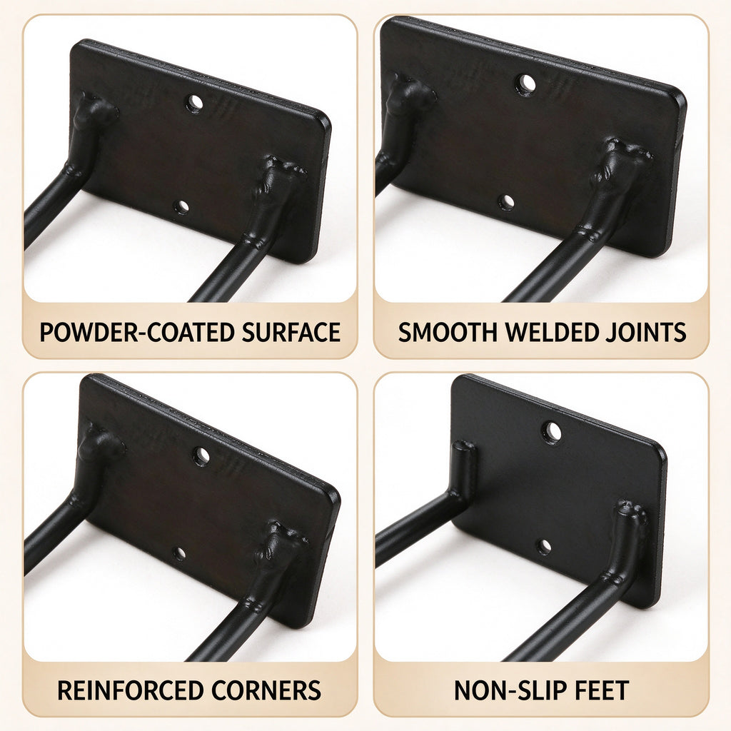 Garden Tool Wall Hanger, 10 in Reach, Steel, 2 or 4 Pack
