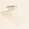 Non-Slip Goose-Neck Pants Hanger, 13.8 in Wide, 5 Pack