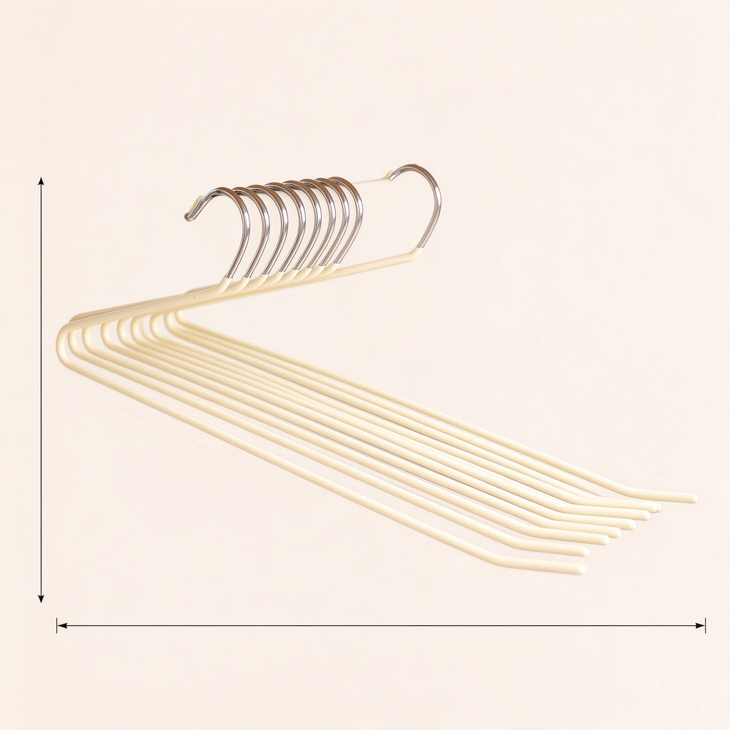 Non-Slip Goose-Neck Pants Hanger, 13.8 in Wide, 5 Pack