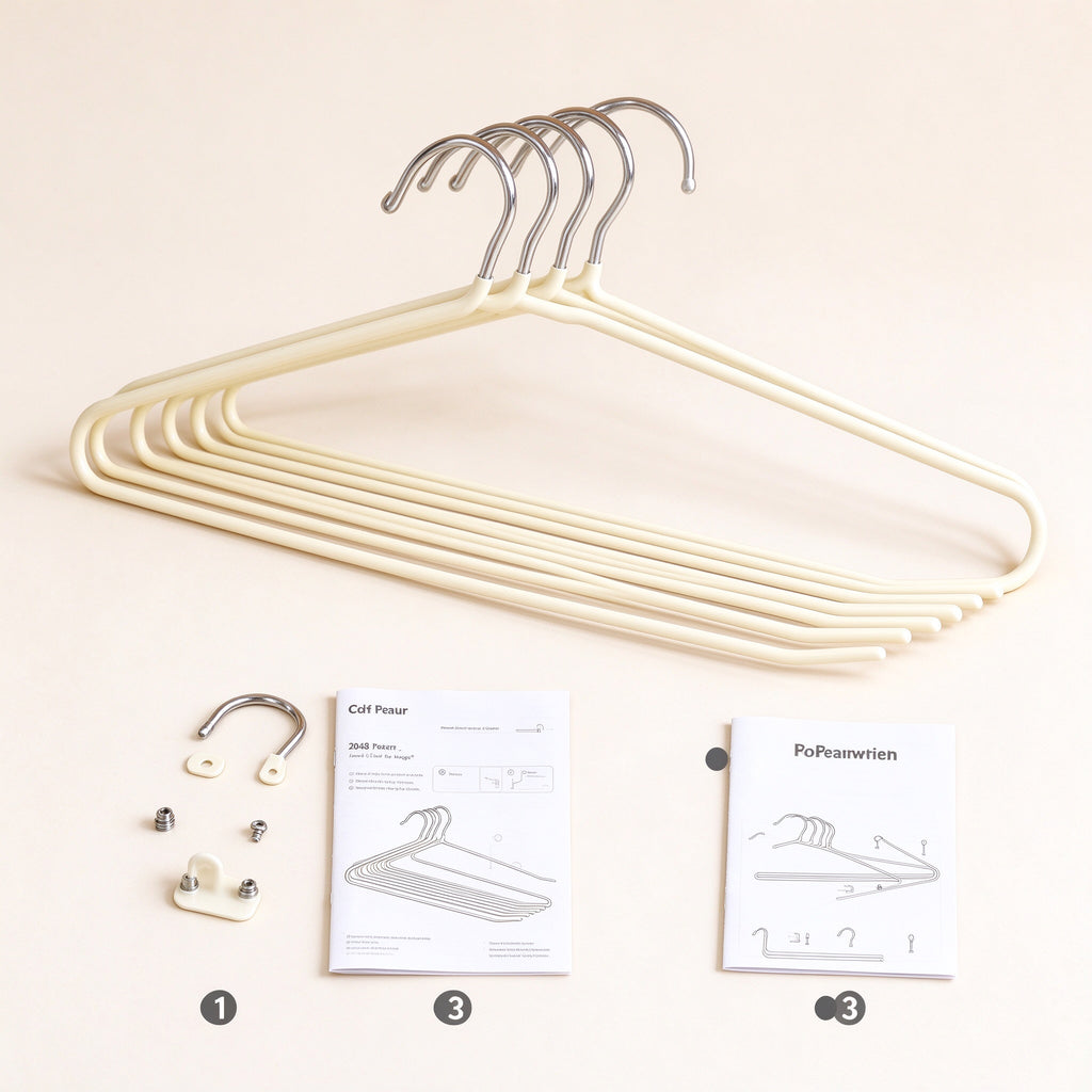 Non-Slip Goose-Neck Pants Hanger, 13.8 in Wide, 5 Pack