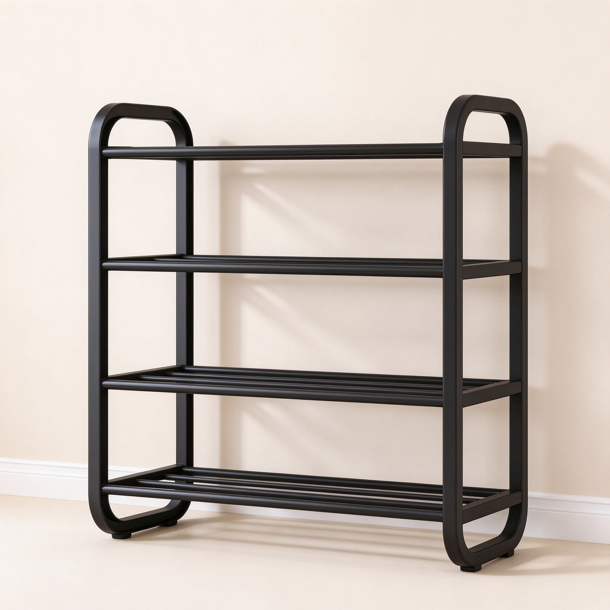 Modular Freestanding Shoe Rack, 3 or 4 Tier, 17.7-23.6 in Wide