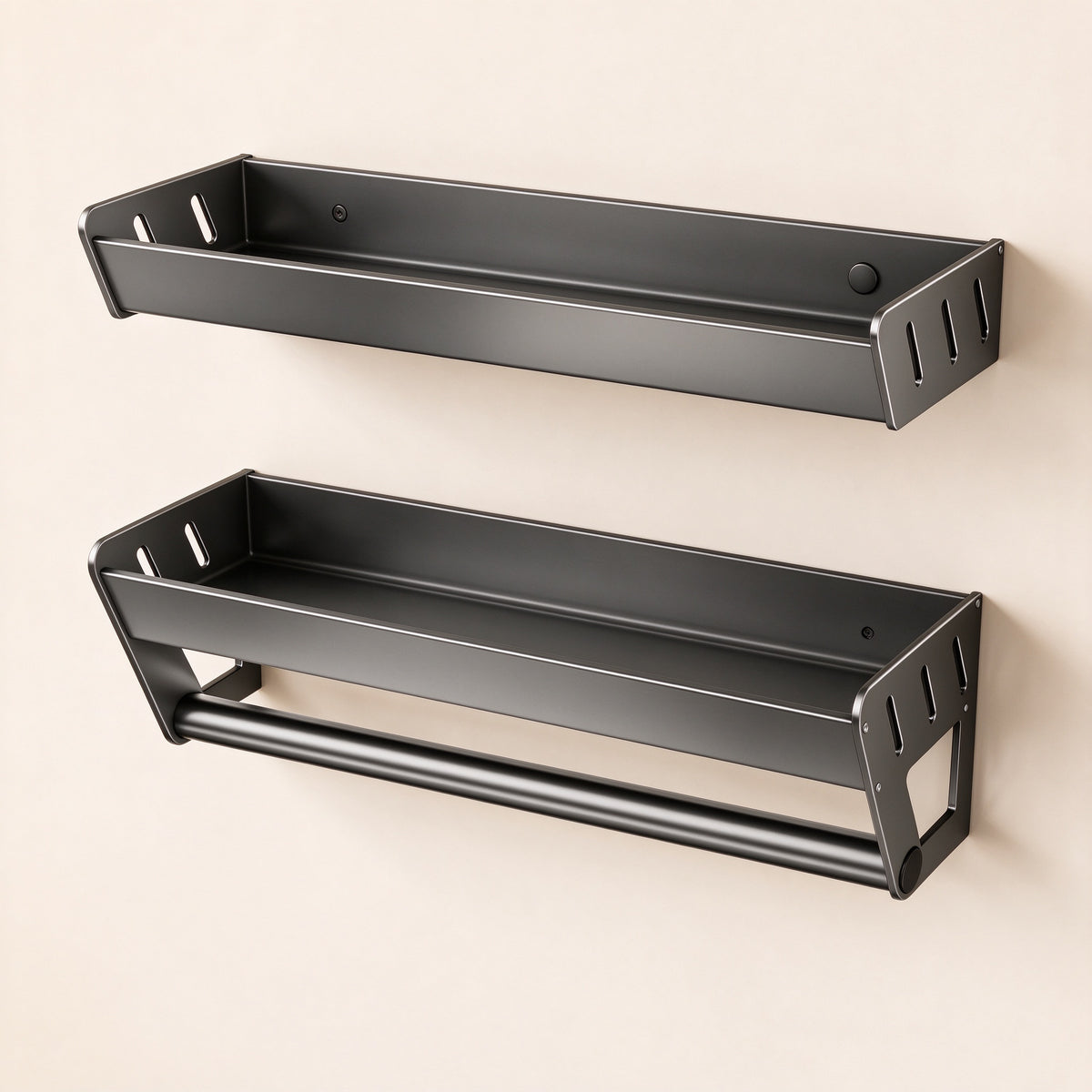 Wall Shelf for Over the Washer, 11.8 or 15.7 in, Aluminum
