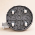 Rolling Plant Caddy, PP & Steel, 8.7 to 15.7 in, Drain Tray