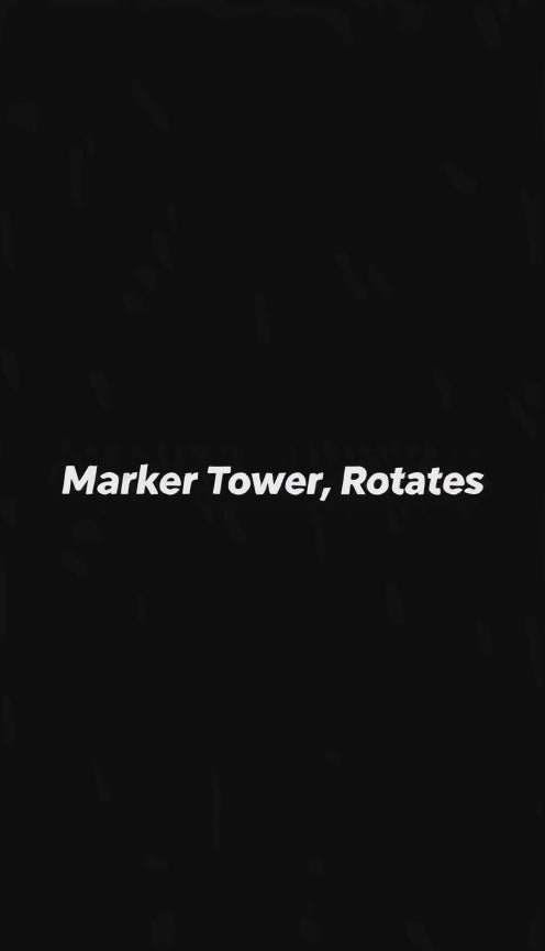 Rotating Paint and Marker Storage Tower for Desk, 72 or 120 Holes