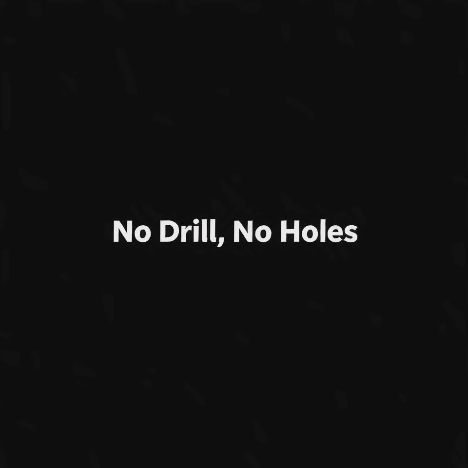 No-Drill Adhesive Shelf Brackets, 2.8 in, 4, 8 or 12 Pack