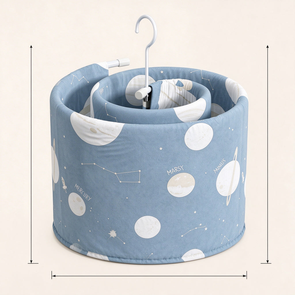 Spiral Drying Rack for Duvets, 16.5 in Coil, Metal, Laundry Room