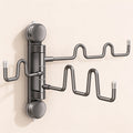 Suction Cup Shoe Drying Rack, 12 in, 2 or 3 Folding Rods