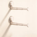 Suction Hanger Rack, 7.7 in Arm, PP Plastic, Closets and Laundry