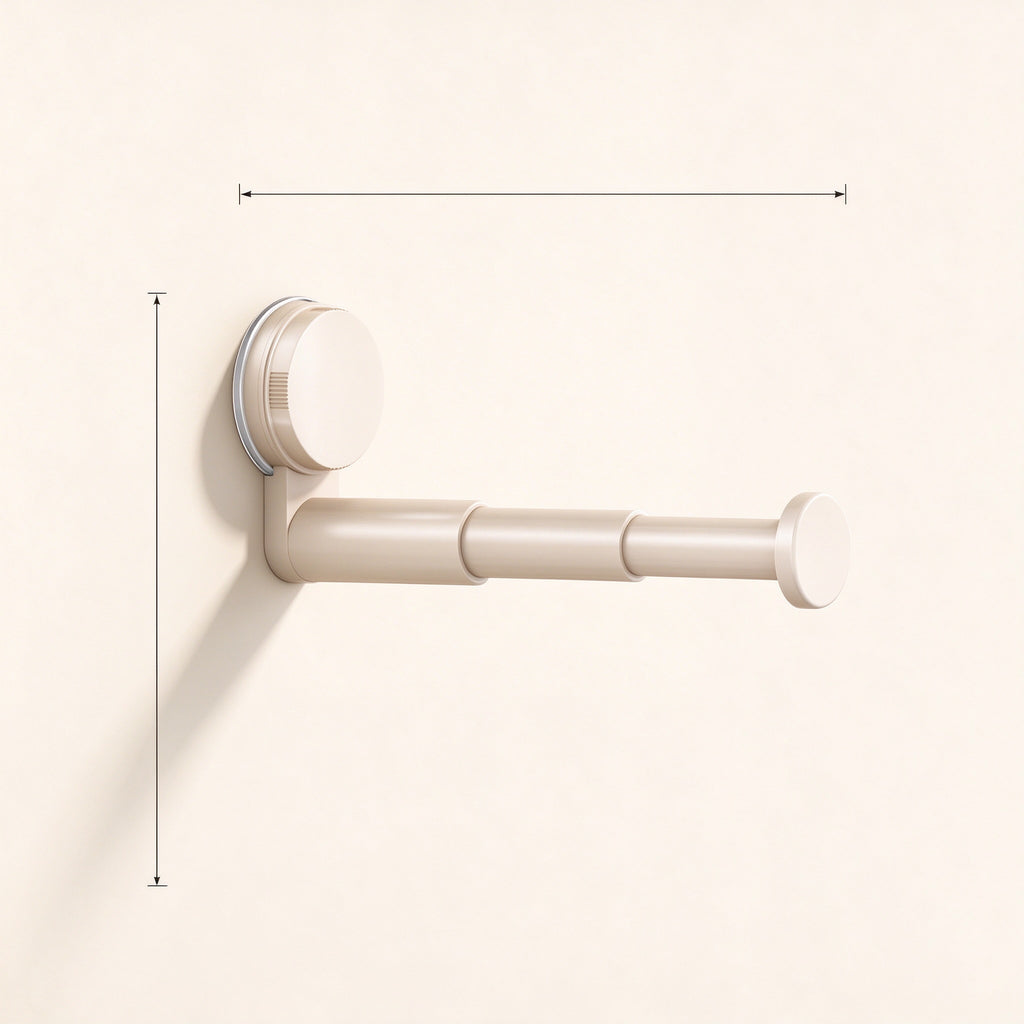 Suction Hanger Rack, 7.7 in Arm, PP Plastic, Closets and Laundry