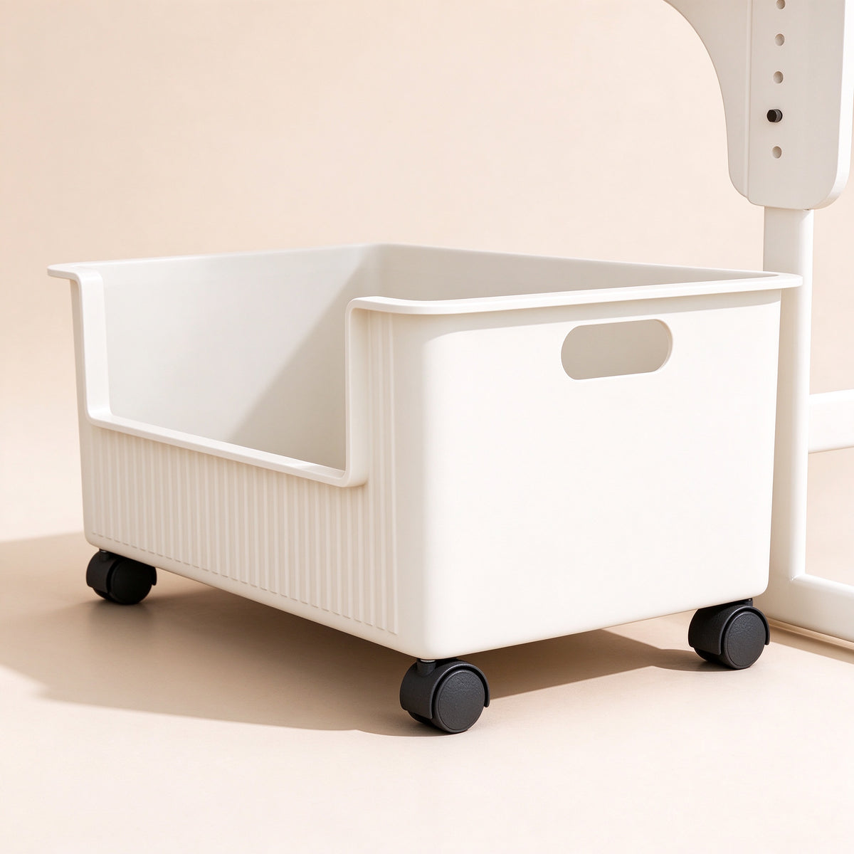 Rolling Under-Desk Storage Cart, 15.0 and 15.7 in Wide, Casters