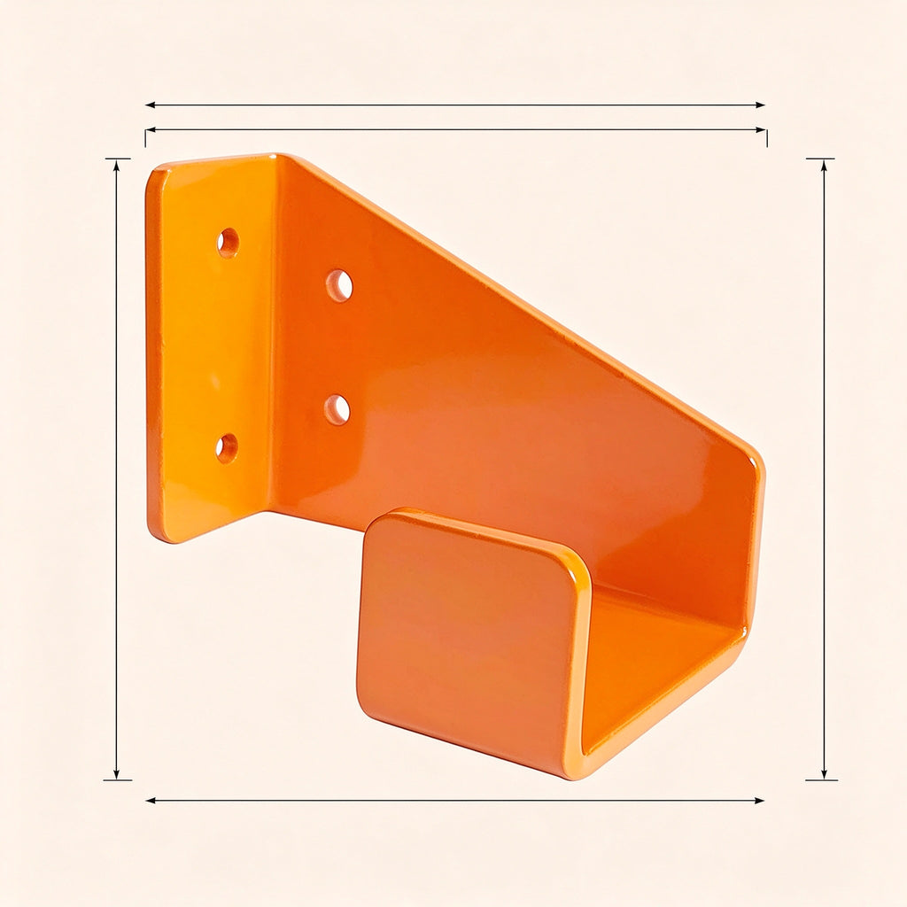 Wall-Mount Chainsaw Hanger, Steel Hook, 3.5 in Deep, 1 or 2 Pack